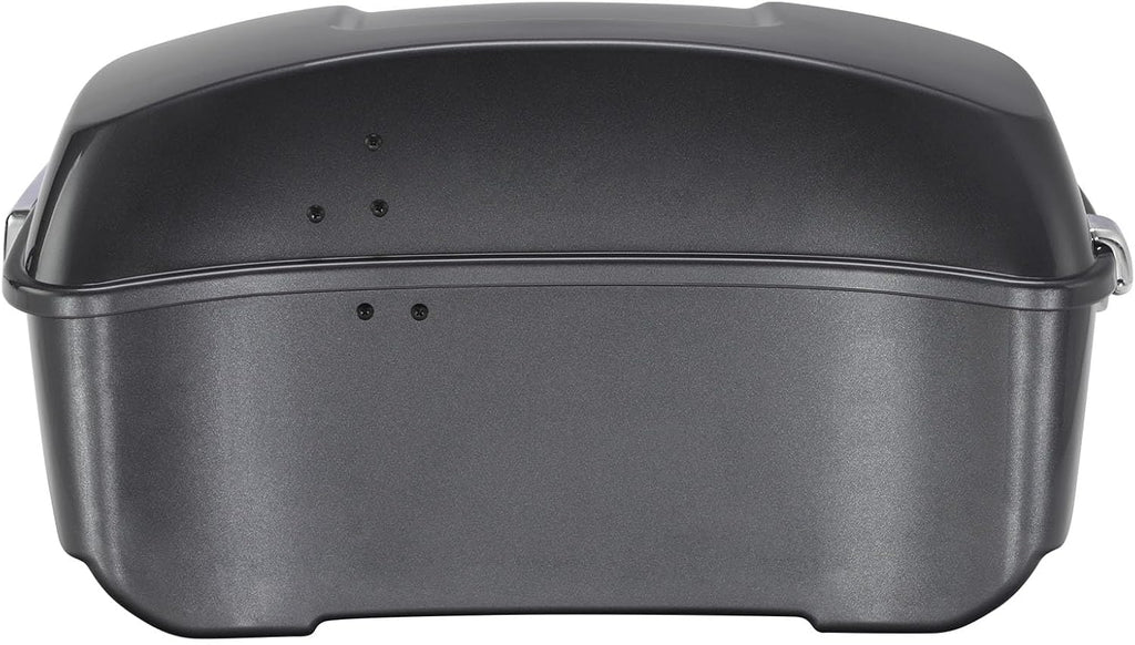 TCMT King Motorcycle Trunk Fit for Harley Touring 2014-2025 CVO Road King Road Glide Street Glide Electra Glide Ultra Limited Pack Gauntlet Gray Metallic