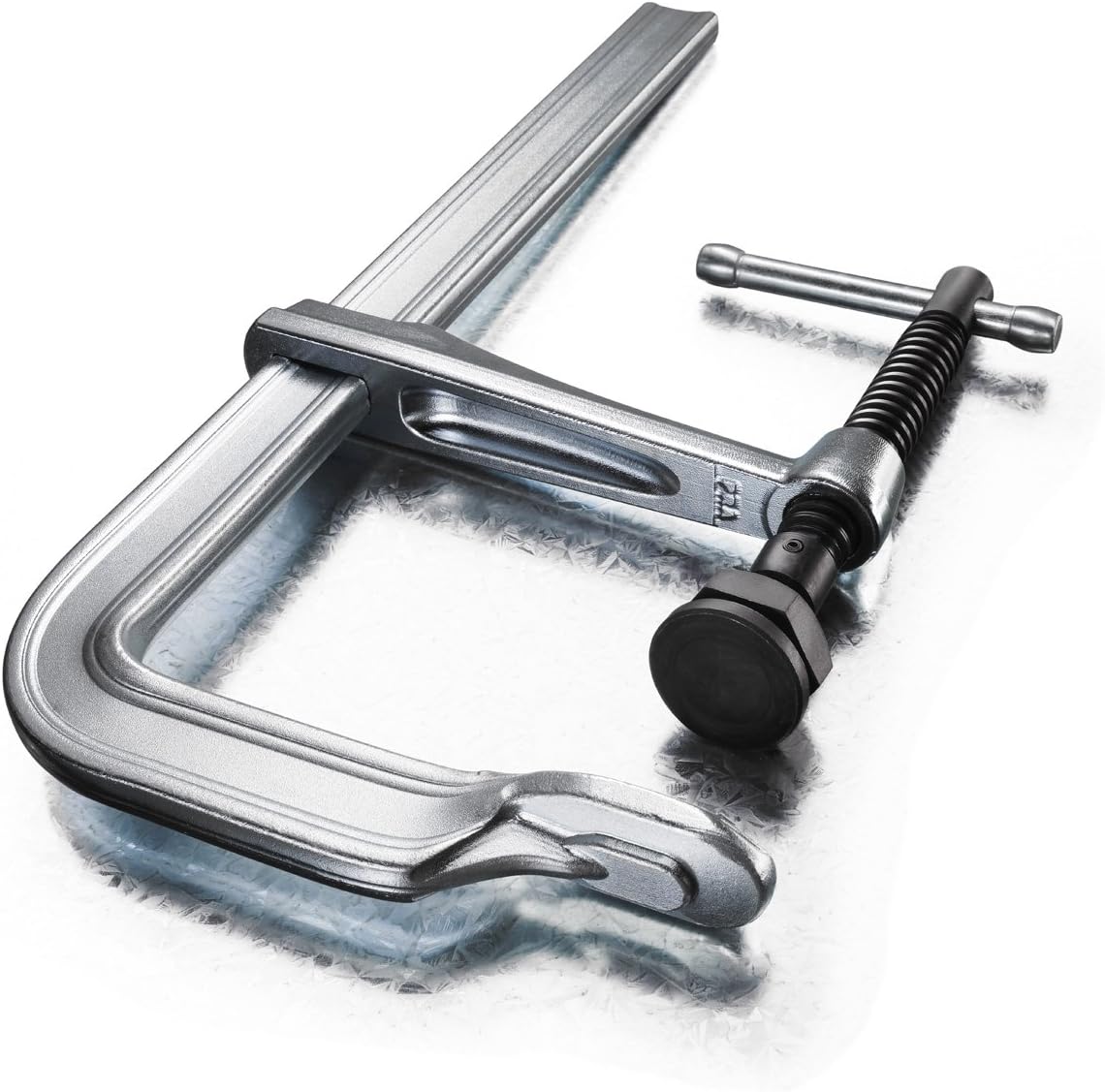 Bessey BESSG25M 25cm Heavy-Duty All Steel Screw Clamp Capacity, Grey