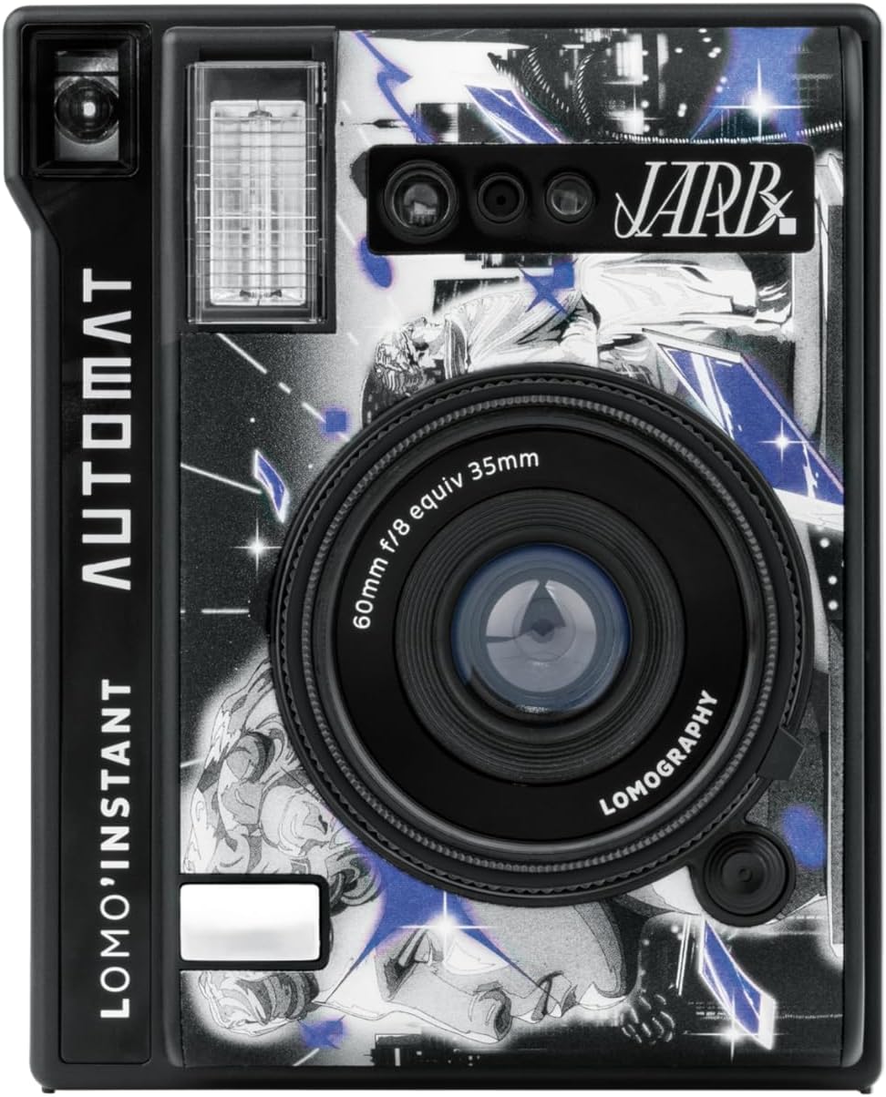Lomography Lomo'Instant Automat Camera & Lenses, Jarb Edition, Instant Camera Compatible with Fujifilm Instax Mini Film