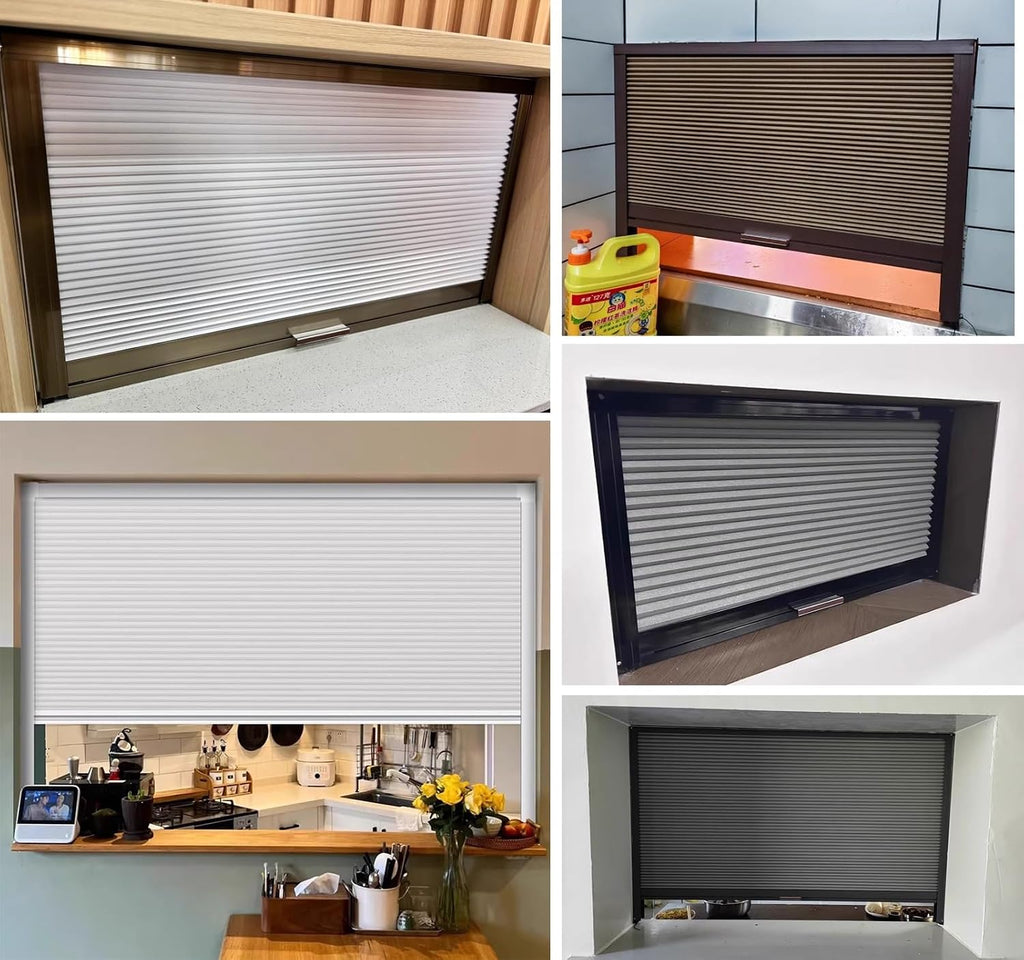 Up Down Sliding Folding Door for Storeroom, Retractable Screen Accordion Doors No Low Rail, Non-Woven Telescopic Security Gate with Aluminum Frame(60x50cm/24x20in)