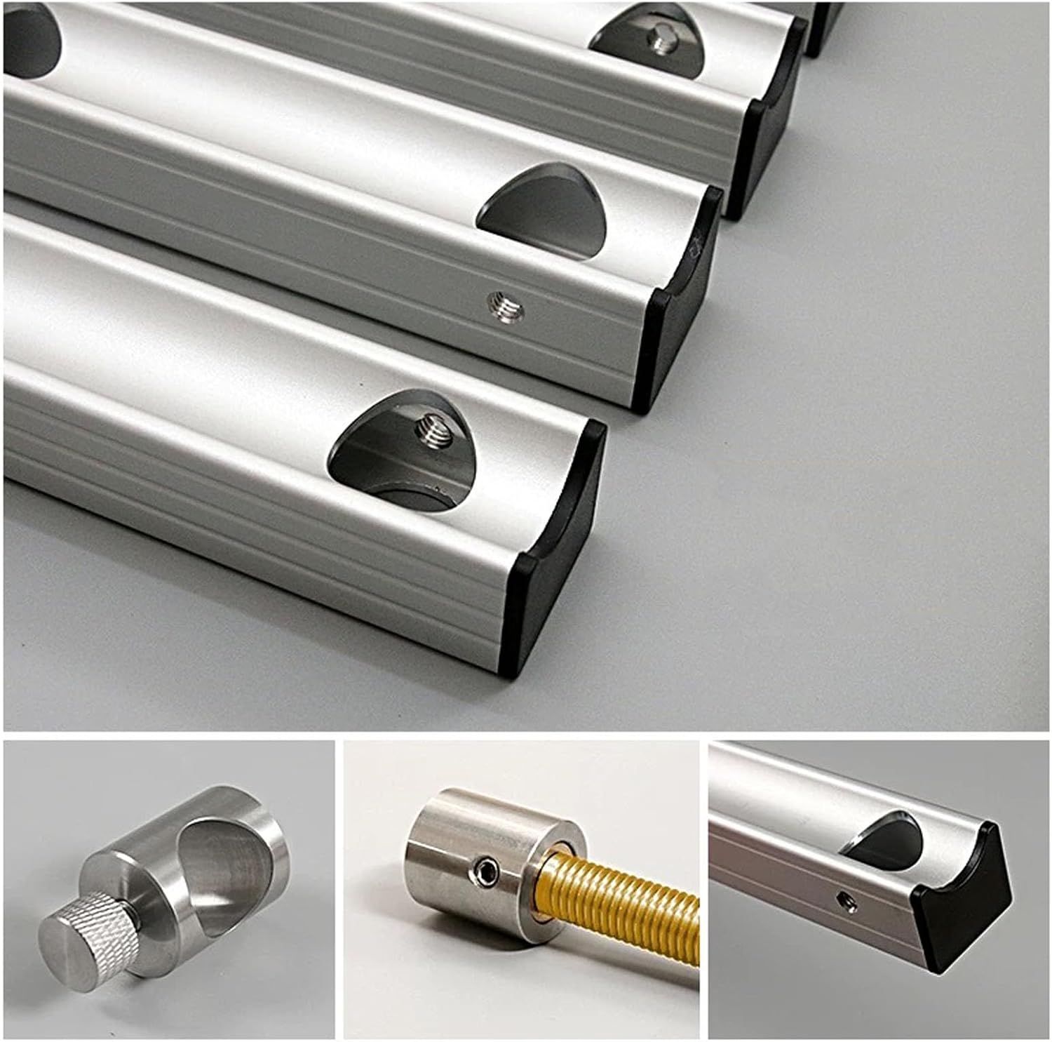 40 Inch Parallel Bar Clamp， Pressure Panel Clamps，Adjustable 4-Way Pressure aluminum alloy Clamps，for Flat Panels & Flush Joints，Aluminum tools recision Woodworking Projects