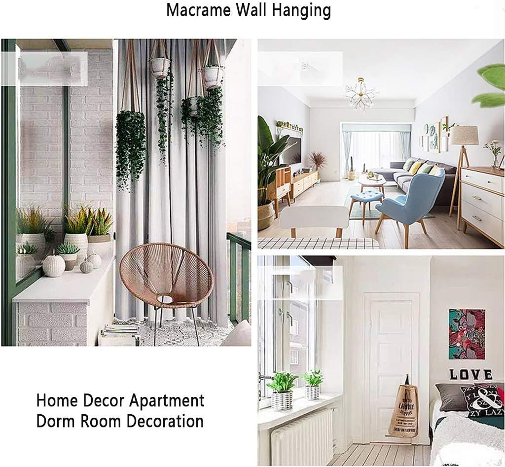 Macrame Wall Hanging Large Art Woven Tapestry,Handmade Macrame Tapestry Bohemian Wall Decor,Textile Wall Hangings Home Decoration for Living Room Nursery Room (A 140 x 90 cm)