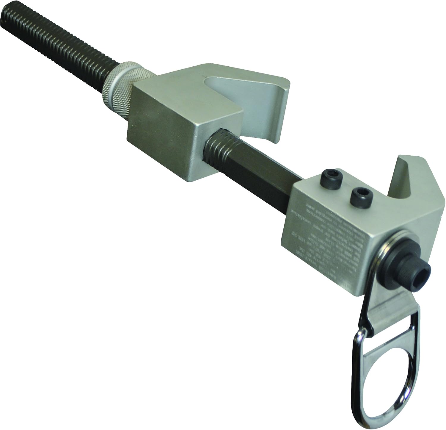 FallTech 7535 Steel, Stationary Beam Clamp-Vertical or Horizontal Mount, Aluminum Hex Bar/Jaws, 8,000 lb Capacity, 4' to 12', Natural