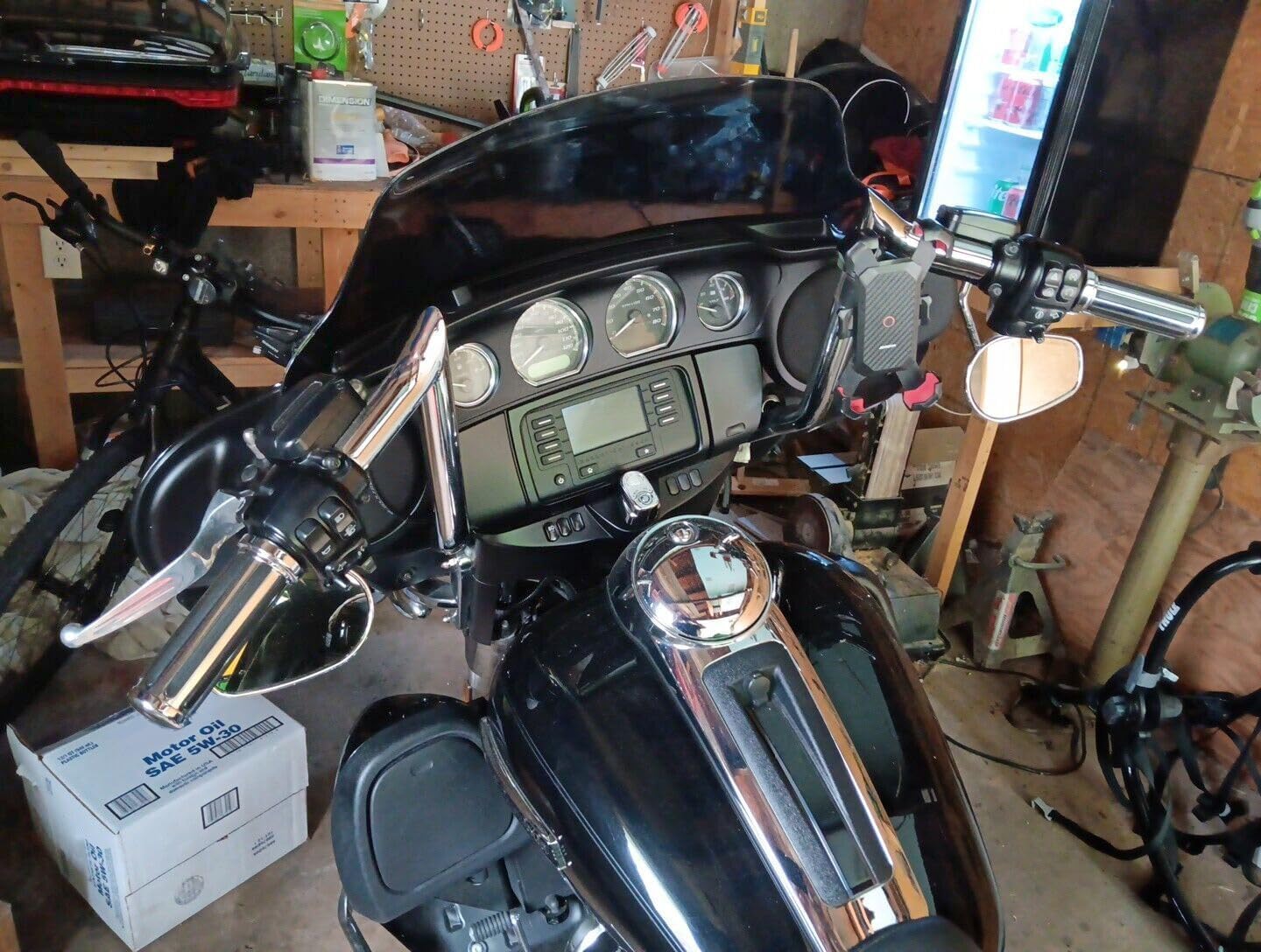 Mofun 12' Handlebars Pre-wired Ape Hangers 1 1/4' Meathook Ape Bar Compatible with Harley Bagger Touring Street Glide Electra Tri Glide Ultra Limited 2014-2023 Chrome