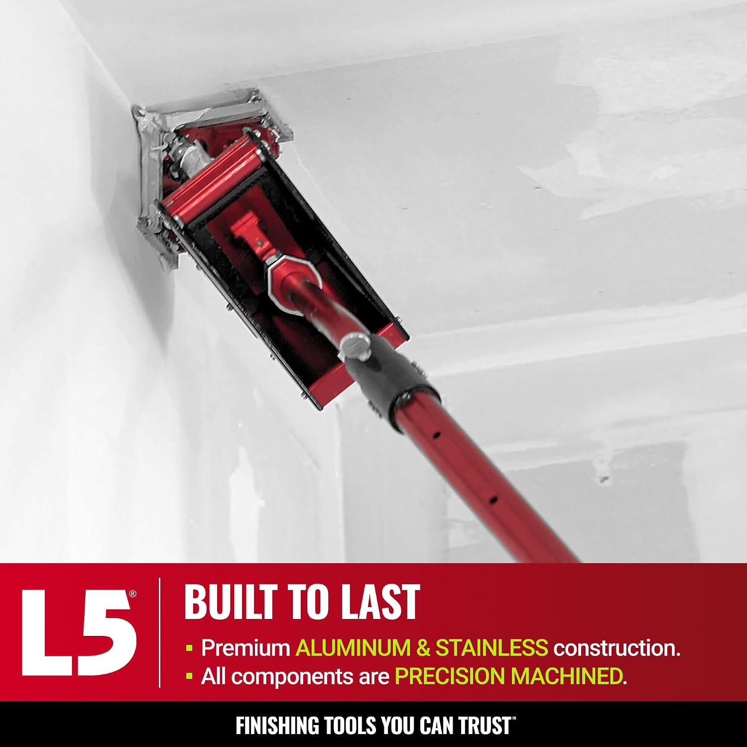 7-Inch Corner Applicator Box + Handle - LEVEL5 | Pro-Grade | Drywall Gyprock Plasterboard Sheetrock | 4-501