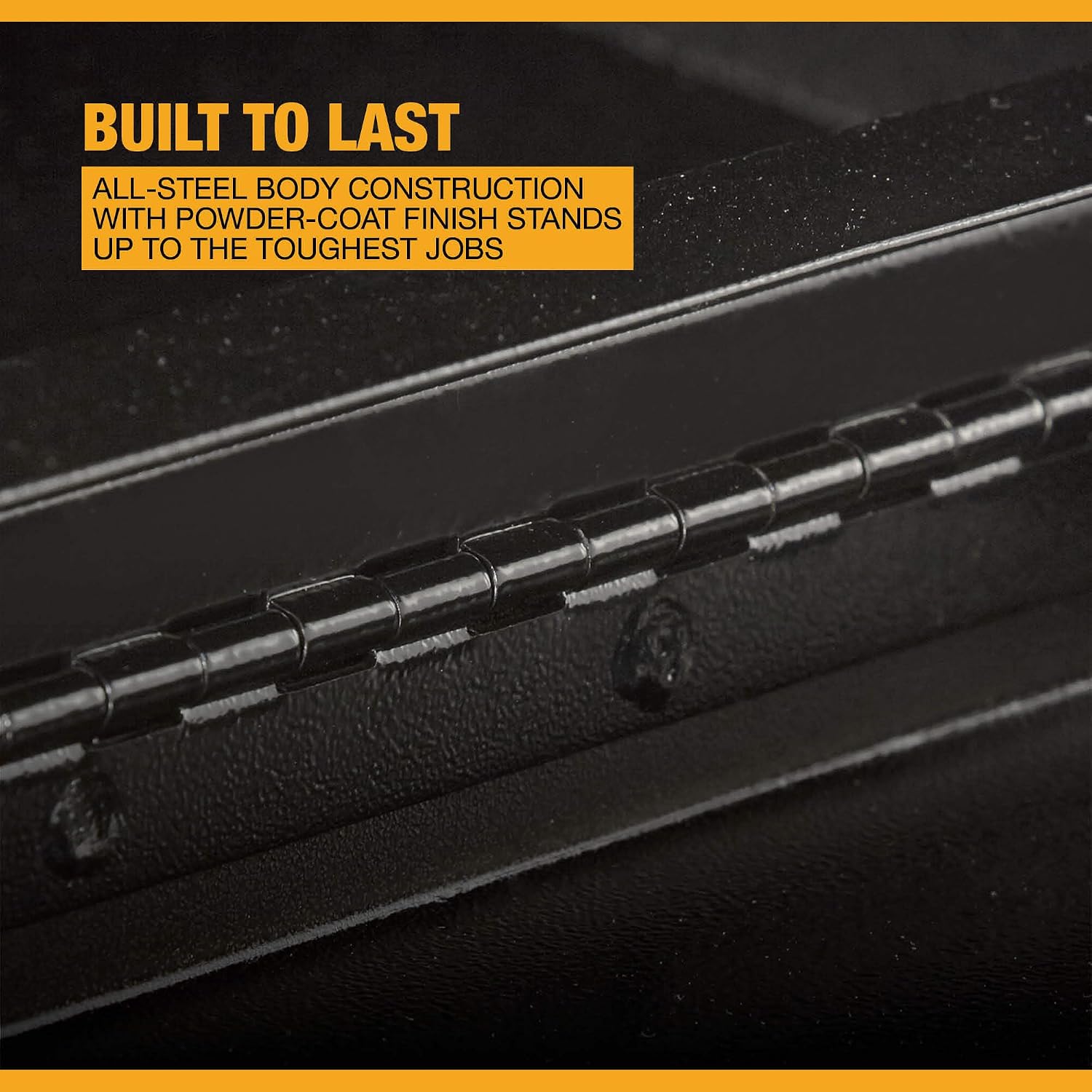 Northern Tool Top-Mount Truck Tool Box - Steel, Gloss Black, T-Handle Latches, 72in. x 12in. x 16in. Model Number 36212789