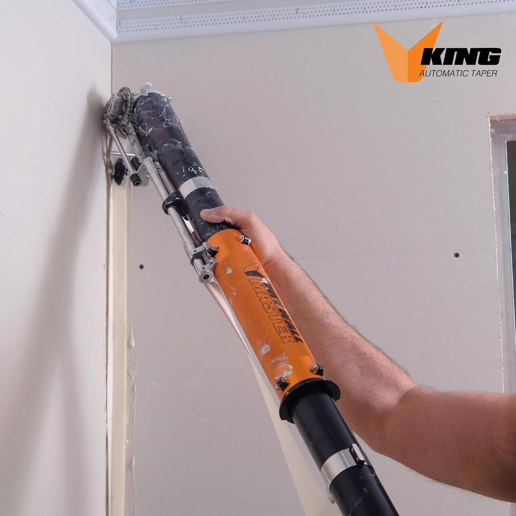 King Automatic Taper | Drywall Master – Precision Taping for Flats & Butt Joints – Easy Clean Stainless Steel Drywall Master Tool – Chicago Family Owned