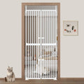 71' Extra Tall Cat Gate for Doorway,34'-37' Wide Pet Gate Pressure Mounted Walk Through Swing Auto Close Safety Dog Gates for Indoor, Stairs,Hallway