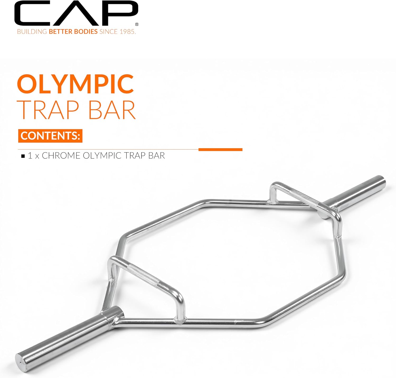 CAP Barbell Olympic Trap Bar | Multiple Grip Options
