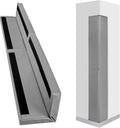 Wall Corner Guards & Edge Protector, Heavy Duty Wall Corner Protective Safety Padding, All-Weather 2 Sides Corner Pad for Gyms, Basketball Court, Playrooms, Garages,etc. (Gray, 5FT Tall 6in Sides)