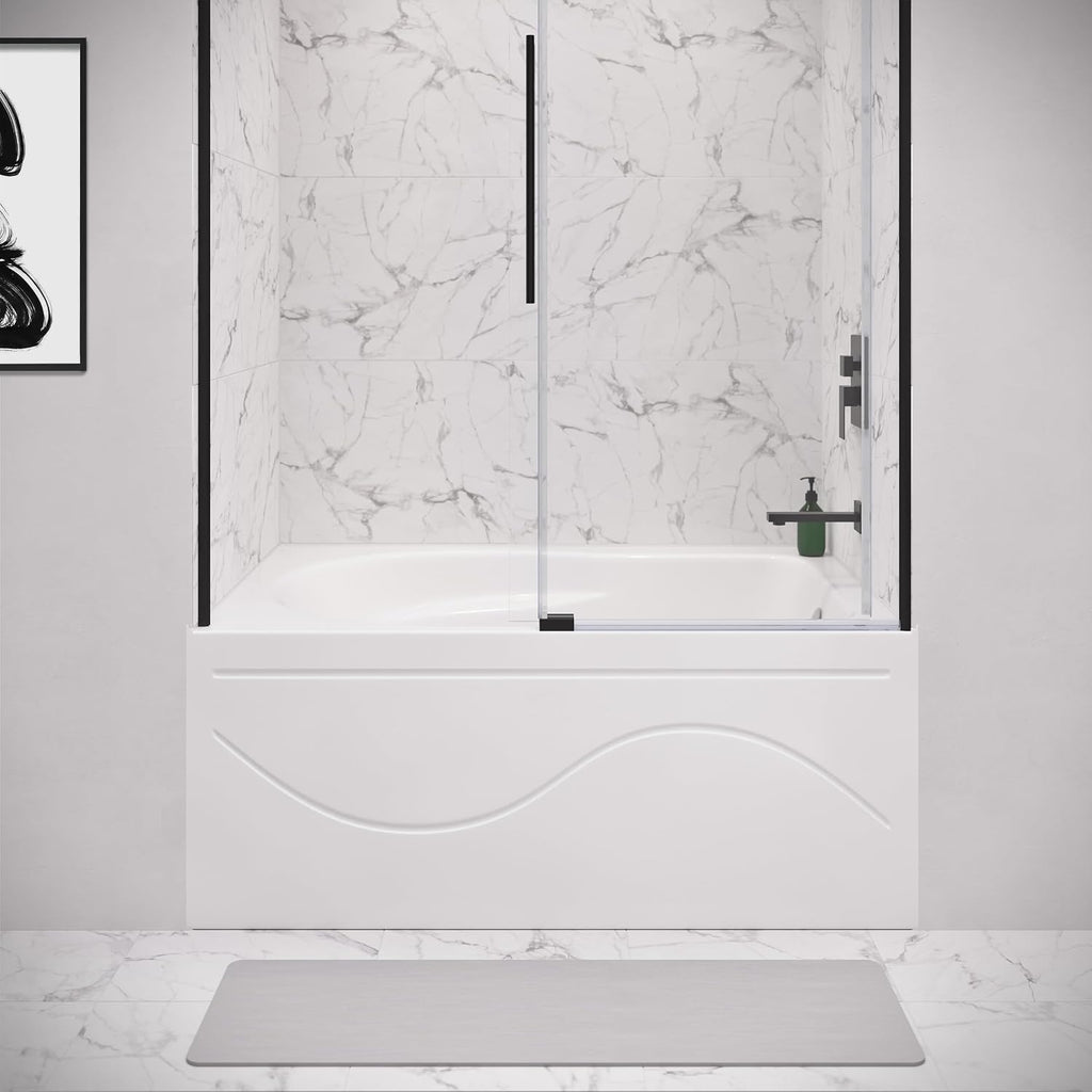 Dieppe 54'' x 30 Bathtub with Apron Right Hand Drain in White