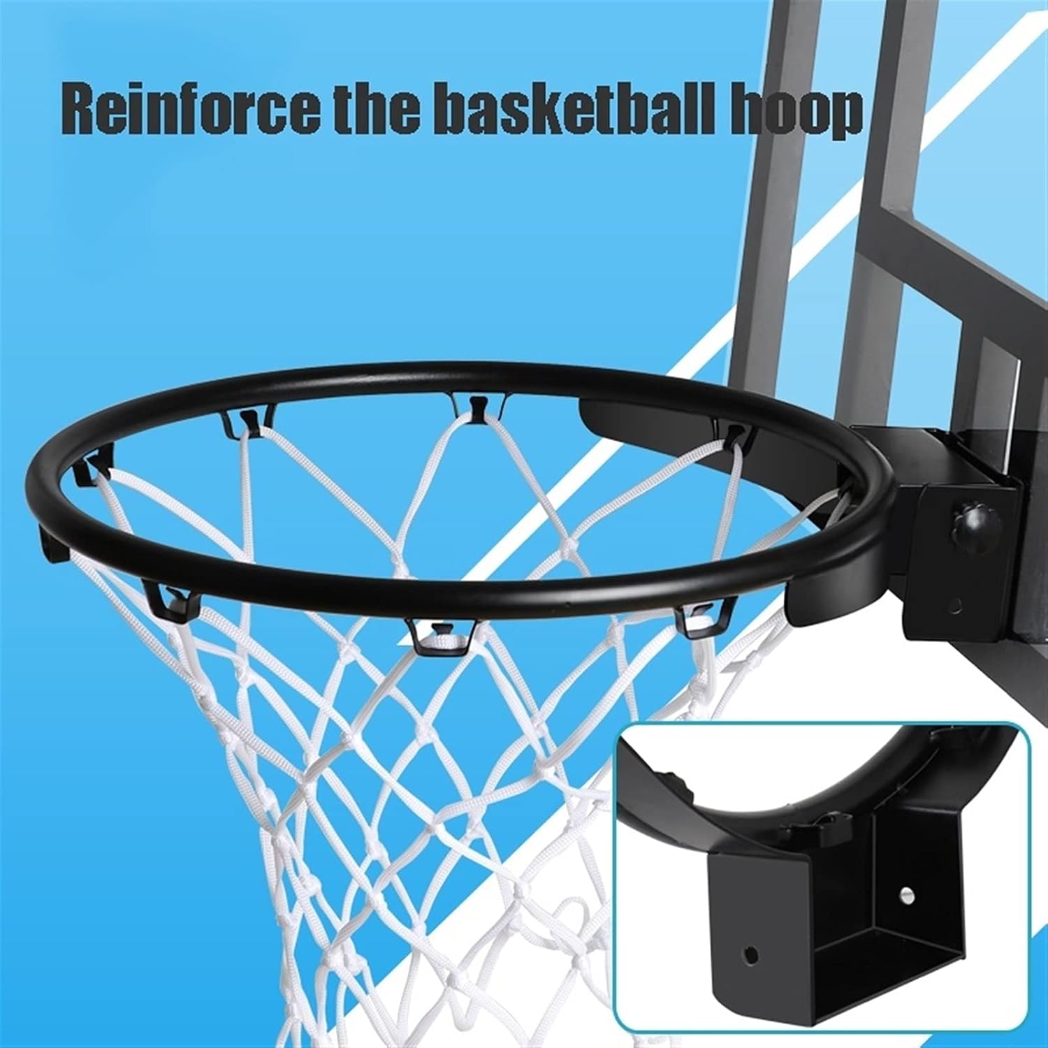 Wall-Mounted Mini Basketball Hoop, Indoor and Outdoor Door Wall Basketball Competition Backboard, Portable Basketball Stand