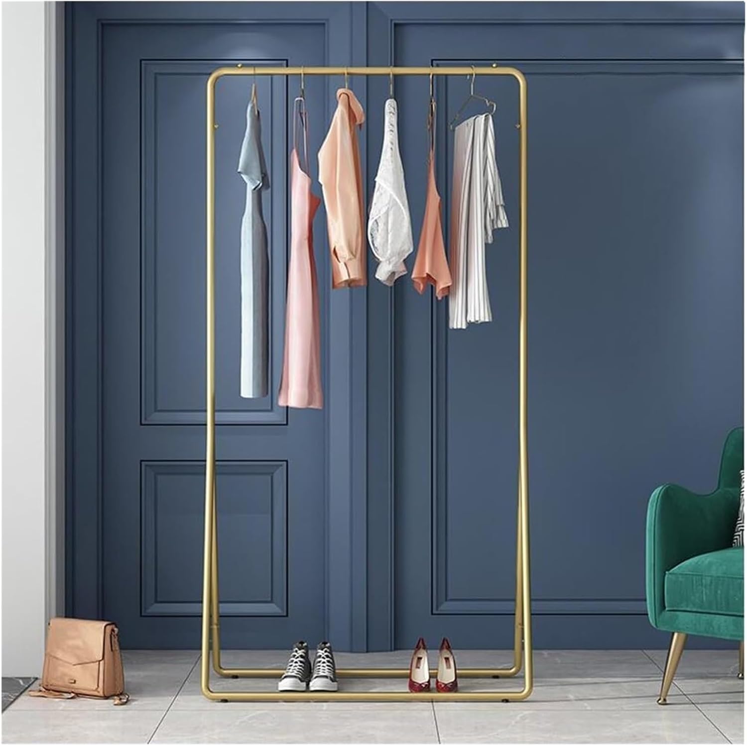 Heavy Duty Garment Rack for Retail Stores Wedding Dress Boutique Display Stand Long Dress and Clothing Rack