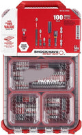 Impact Duty Driver Bit Packout Set Fits Milwaukee Tool 48-32-4082 100 Pc. Shockwave