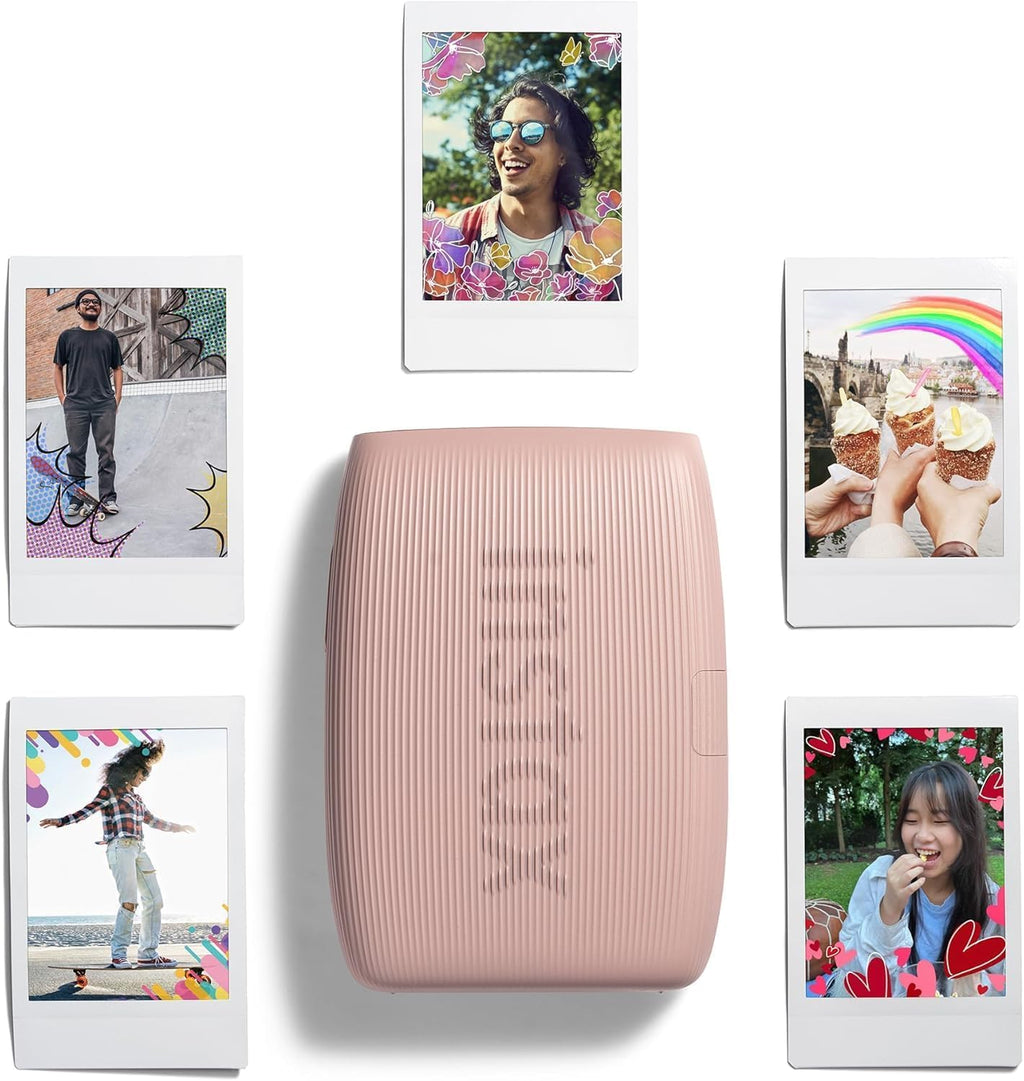 Fujifilm INSTAX Mini Link 3 Smartphone Printer with INSTAX Mini Instant Film and Sunshine Microfiber Cleaning Cloth... (8 Twin Pack (160 Sheets), Rose Pink)