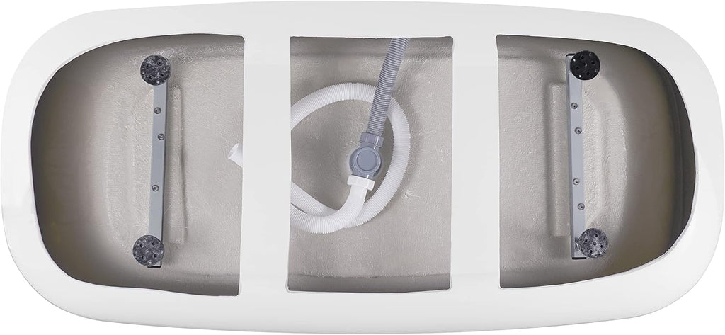 59' 100% Acrylic Freestanding Bathtub??Contemporary Soaking Tub??White Bathtub