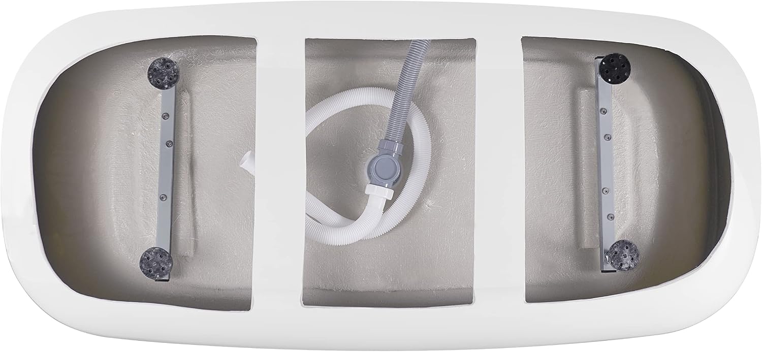 59' 100% Acrylic Freestanding Bathtub??Contemporary Soaking Tub??White Bathtub