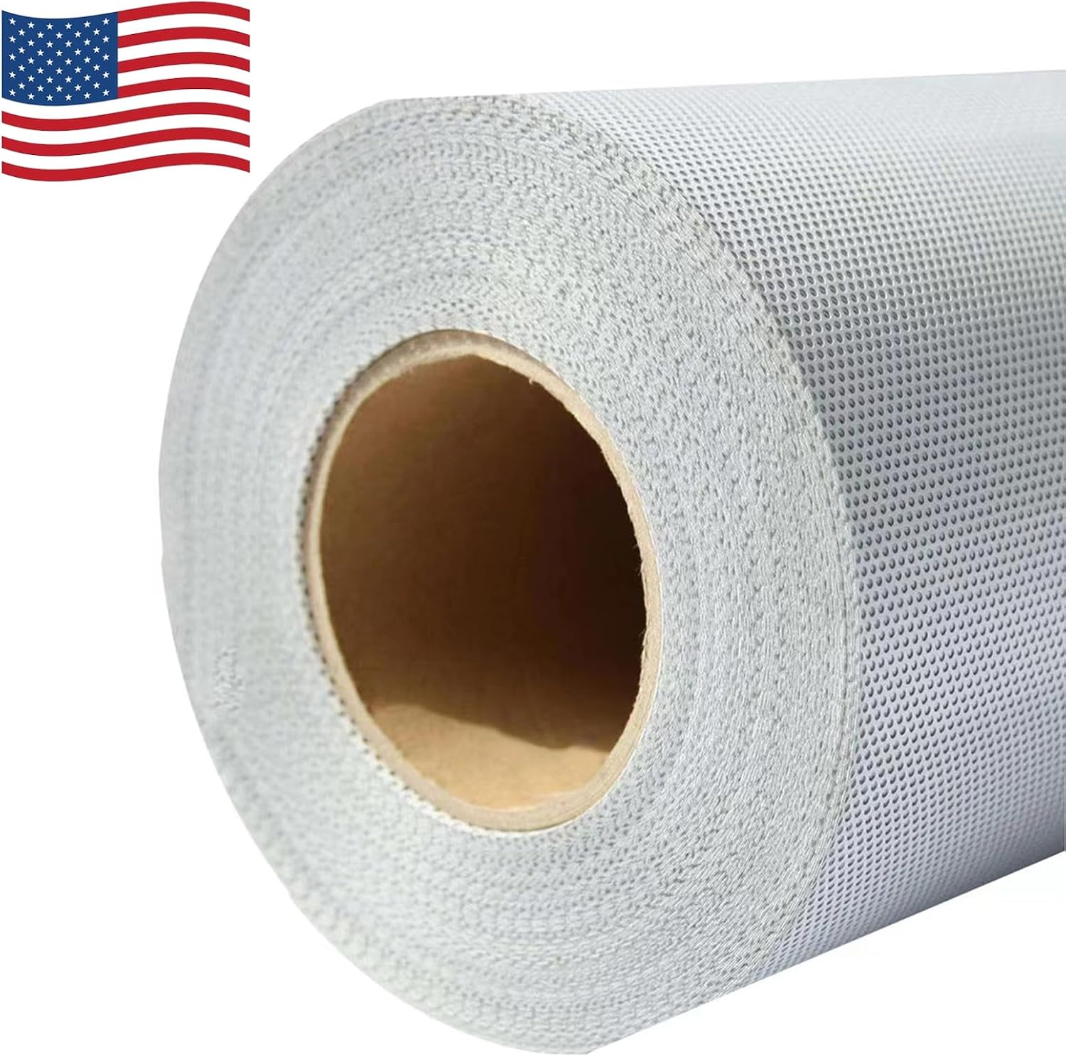 One Way Perforated Window Vinyl Privacy Wrap Film ，Adhesive Glass Wrap Roll，Printable (42Inches x 100ft)