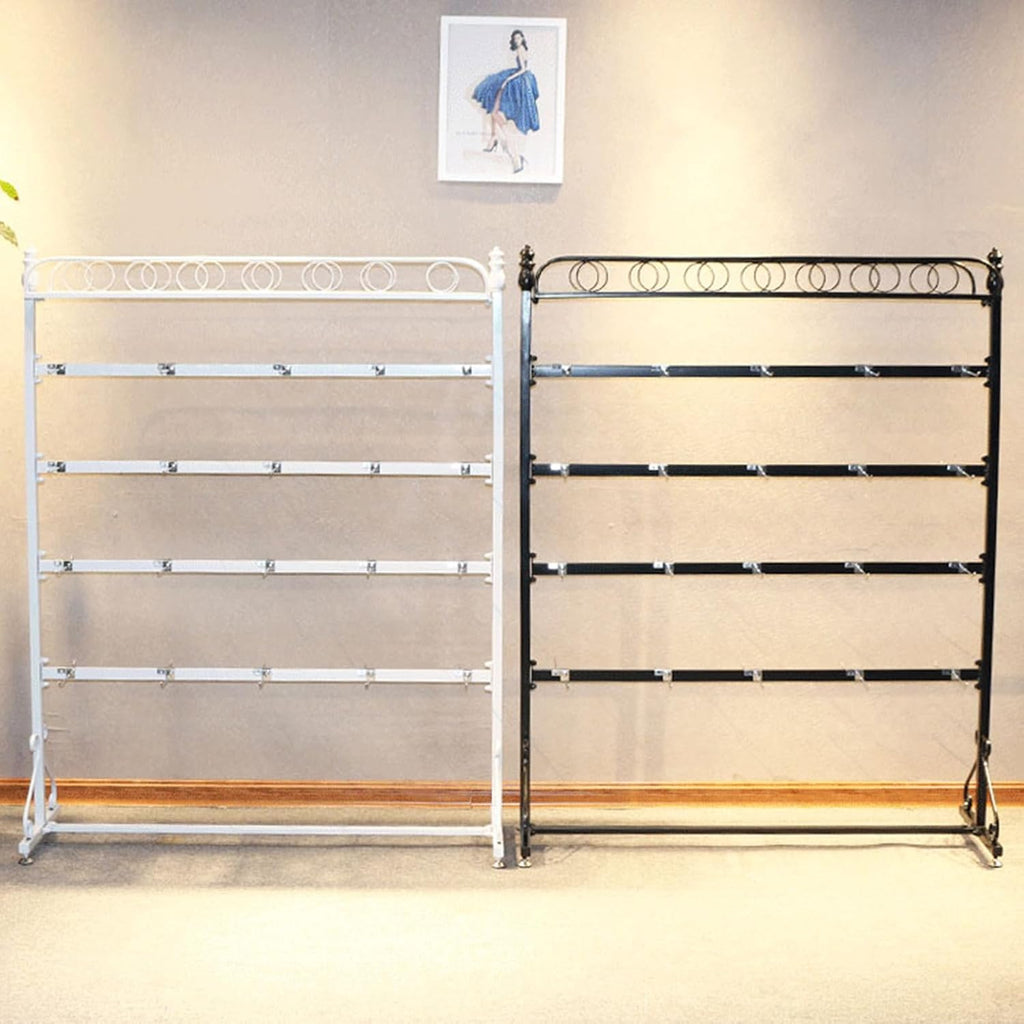 Retail Display Racks, Underwear Rack, Clothing Store Garment Rack Sock Rack, Versatile Bra Slippers Panties Swimsuit Shorts Accessories Storage Hange(Black-120x40x150CM