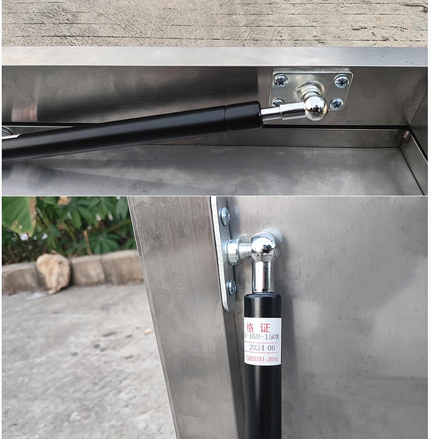 Rooftop Hatch Cover Plate for Wellhead Lid Steel Roof Access Hatch for Industrial Use Commercial Roof Deck Hatch with Door Latch for Home Industry(21.7x21.7IN/55x55CM)