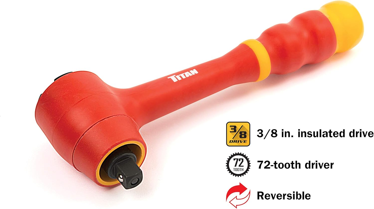 Titan 68100 19-Piece 3/8-Inch Drive VDE Insulated Socket Set and Wiha 32592 Torx Screwdriver Set With SoftFinish Handle, 10 Piece