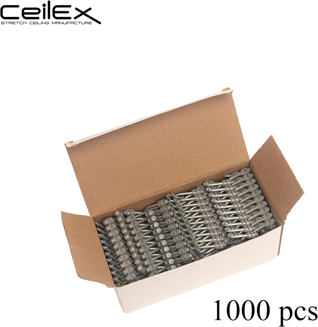 1000x Collated Concrete Nails 1 1/4'' (32mm) - for Hilti nails only B4 MX, BX4