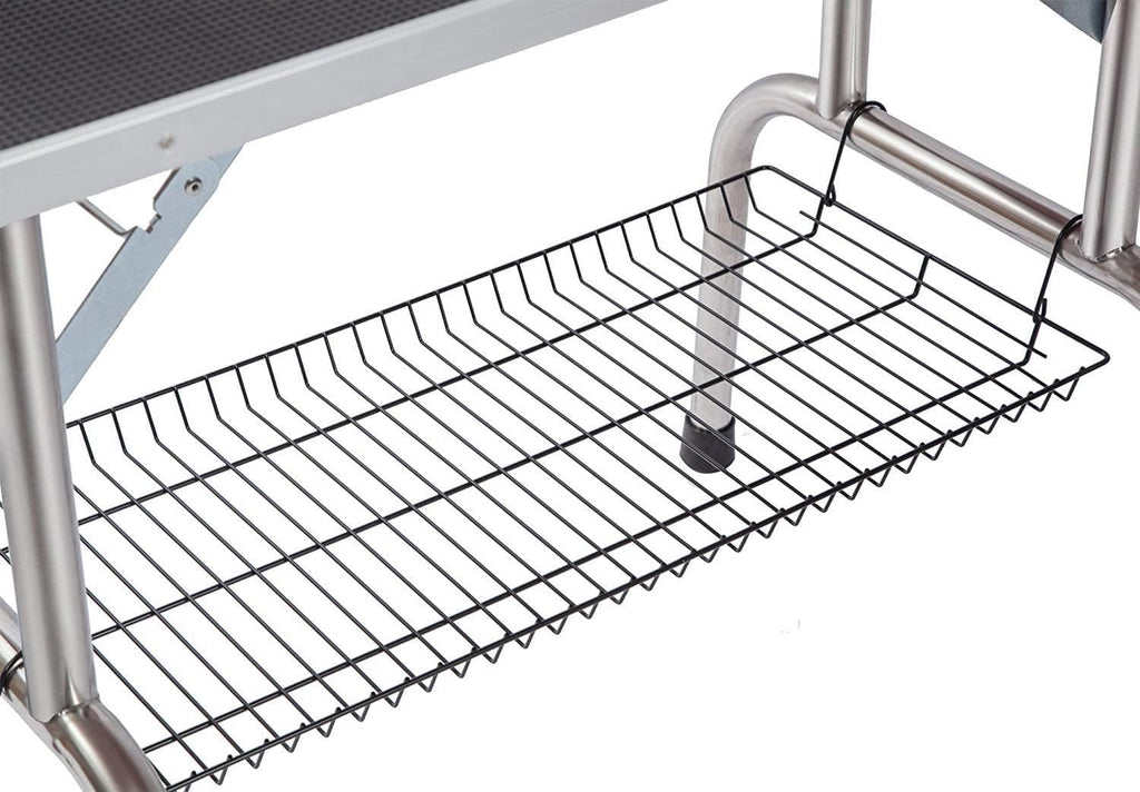 New Large Pet Grooming Table for Dog Cat with Adjustable Arm and Clamps Heavy Duty Portable Dog Grooming Table w/Arm & Noose & Mesh Tray (36INCH, Black)