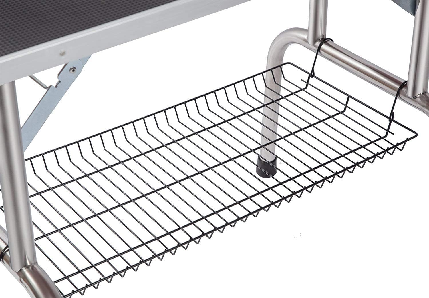 New Large Pet Grooming Table for Dog Cat with Adjustable Arm and Clamps Heavy Duty Portable Dog Grooming Table w/Arm & Noose & Mesh Tray (36INCH, Black)