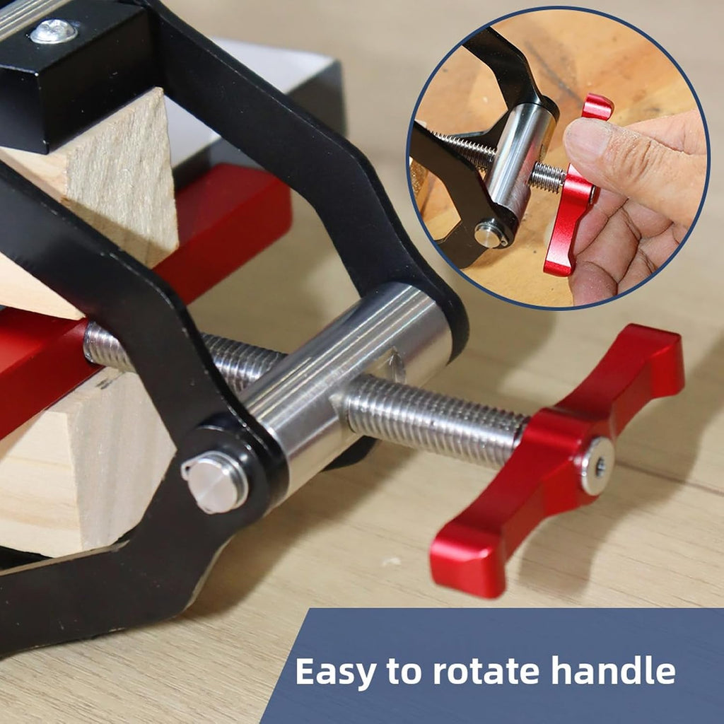 Fockety 4 Way Pressure Release Clamps, Pressure Panel Clamps, Wood Panel Corner Clamping System Woodworking Bracket Set for Cabinet, Tabletops, Furniture & Precision Wood Projects