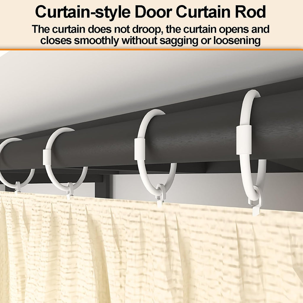 Foldable Wardrobe Closet With Cover, Metal Clothing Rack For Hanging Clothes, Portable Coat Storage Garment Rack, One-Piece Folding Base, For Bedroom, Dorm(Yellow2,130cm/51.2inch)