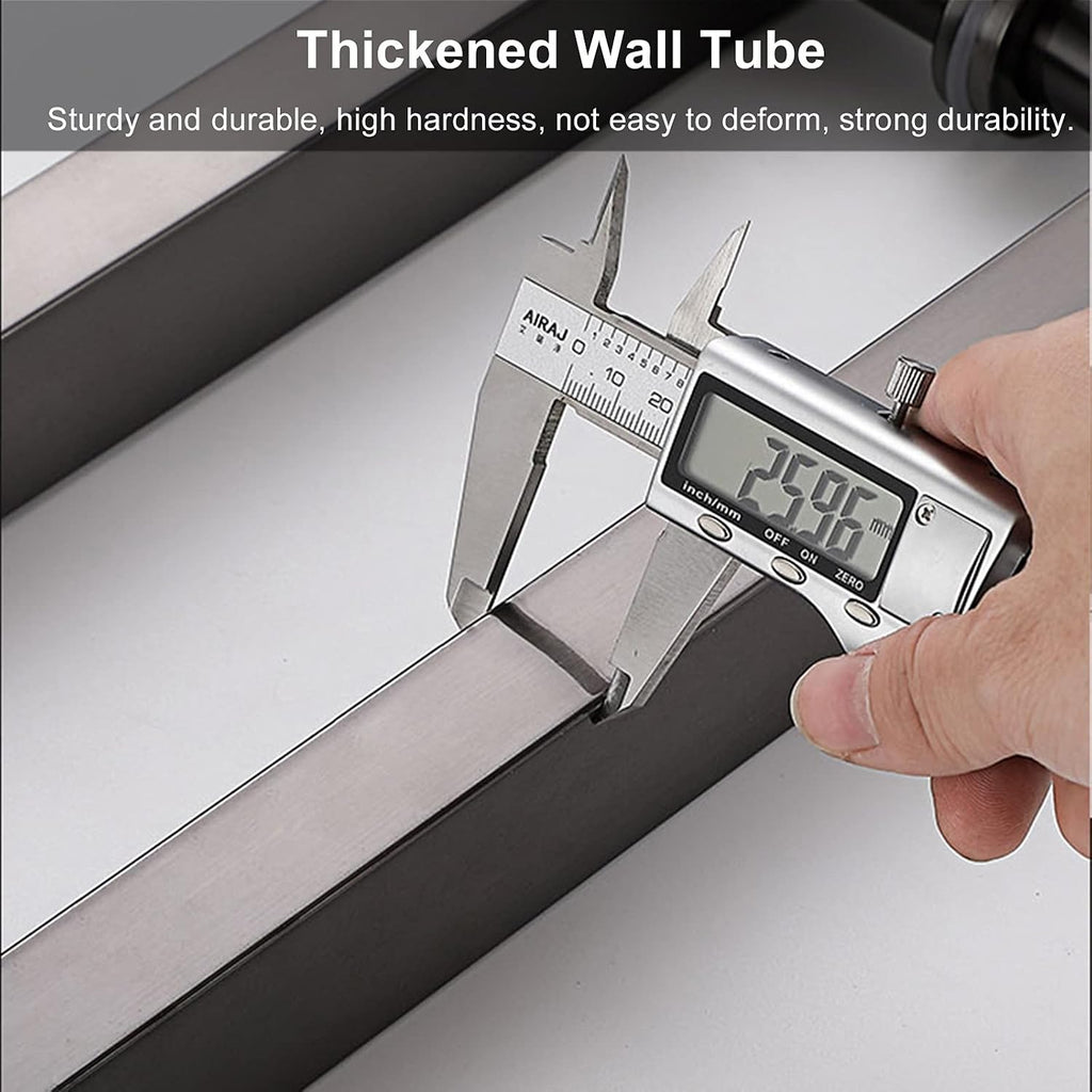 Door Handles 20Inch/24Inch/31Inch Metal Push Pull, Double Sided Pipe H Ssliding for Glass Door/Wooden Door