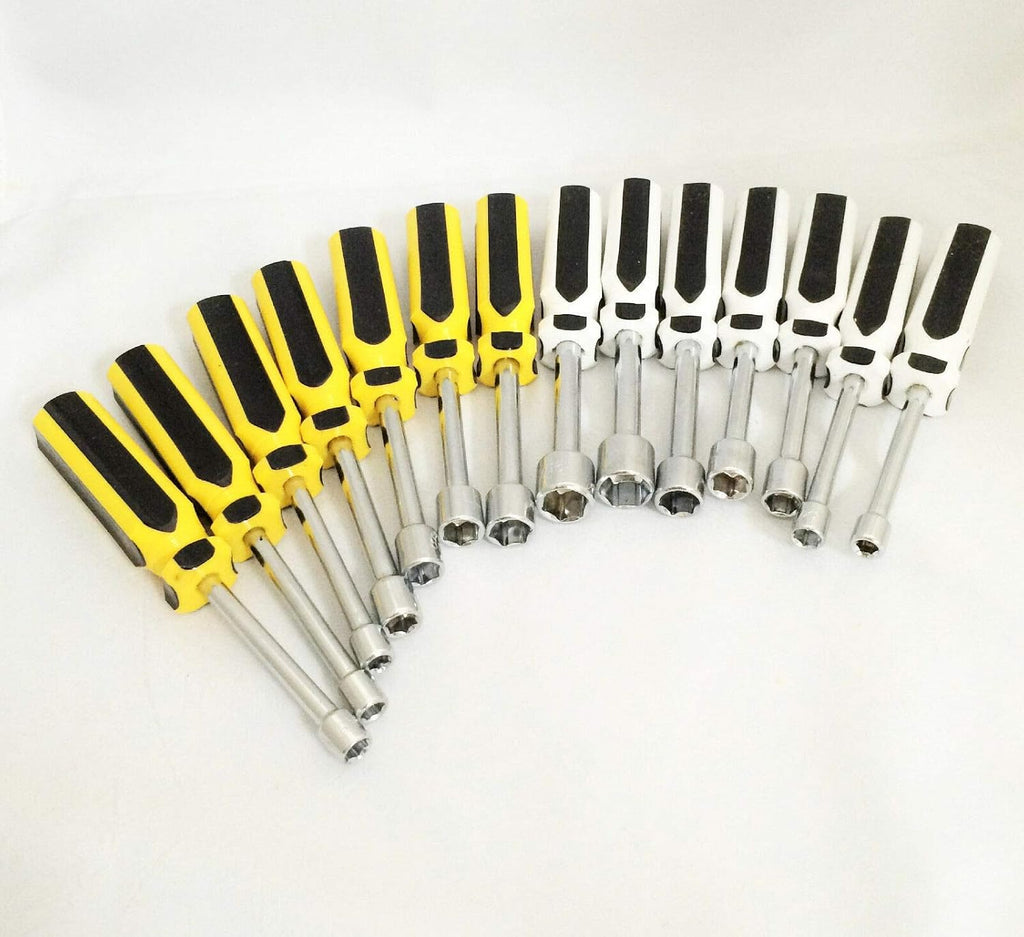 7pc Nut Driver Set SAE + 7pc Nut Driver Set Metric