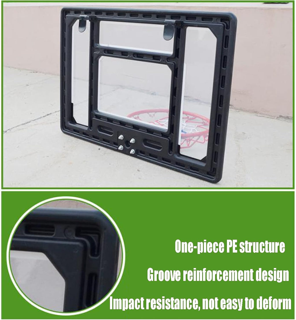 Mini Basketball Hoop, Indoor Door Wall-Mounted Basketball Hoop, Adult Children's Home Office Bedroom Backboard