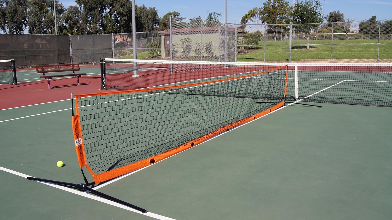 Bownet Soccer Goals for Backyard & Training – Portable Pop-Up Field Barrier Net with Sand Anchors & Travel Bag, Durable All-Weather Soccer Training Equipment