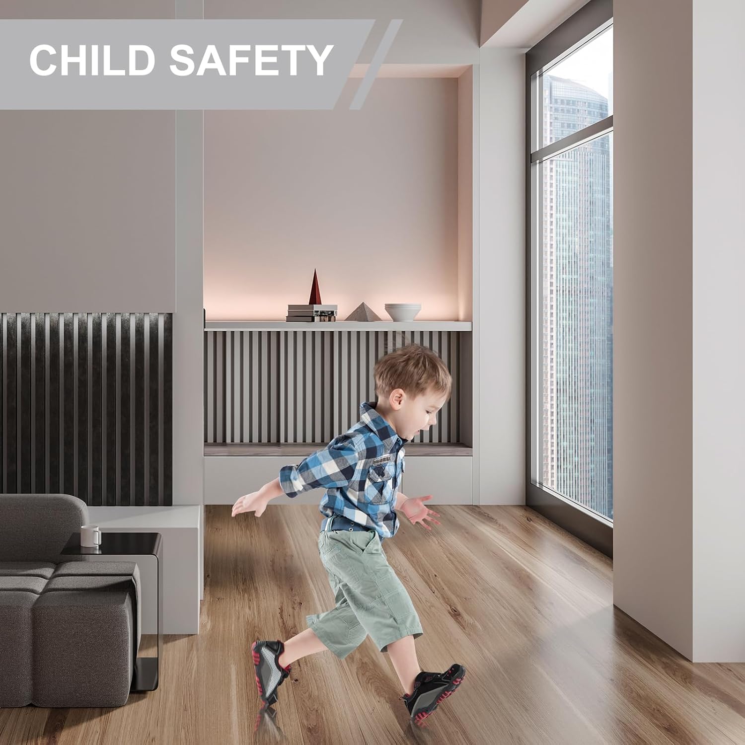 Wall Corner Guard,4PCS Corner Guards for Walls Corner Protection,59 in(L) X 1-5/8 in(W) Corner Protector Baby Safty,Prevent Getting Scratched