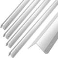 MorningRo 16 Pack Stainless Steel Wall Corner Guards 2x2x48 Inch Heavy Duty Rounded Wall Corner Protector Metal Edge Protectors with 90-degree Angle Smooth Folded Edge Design for Protection Decoration