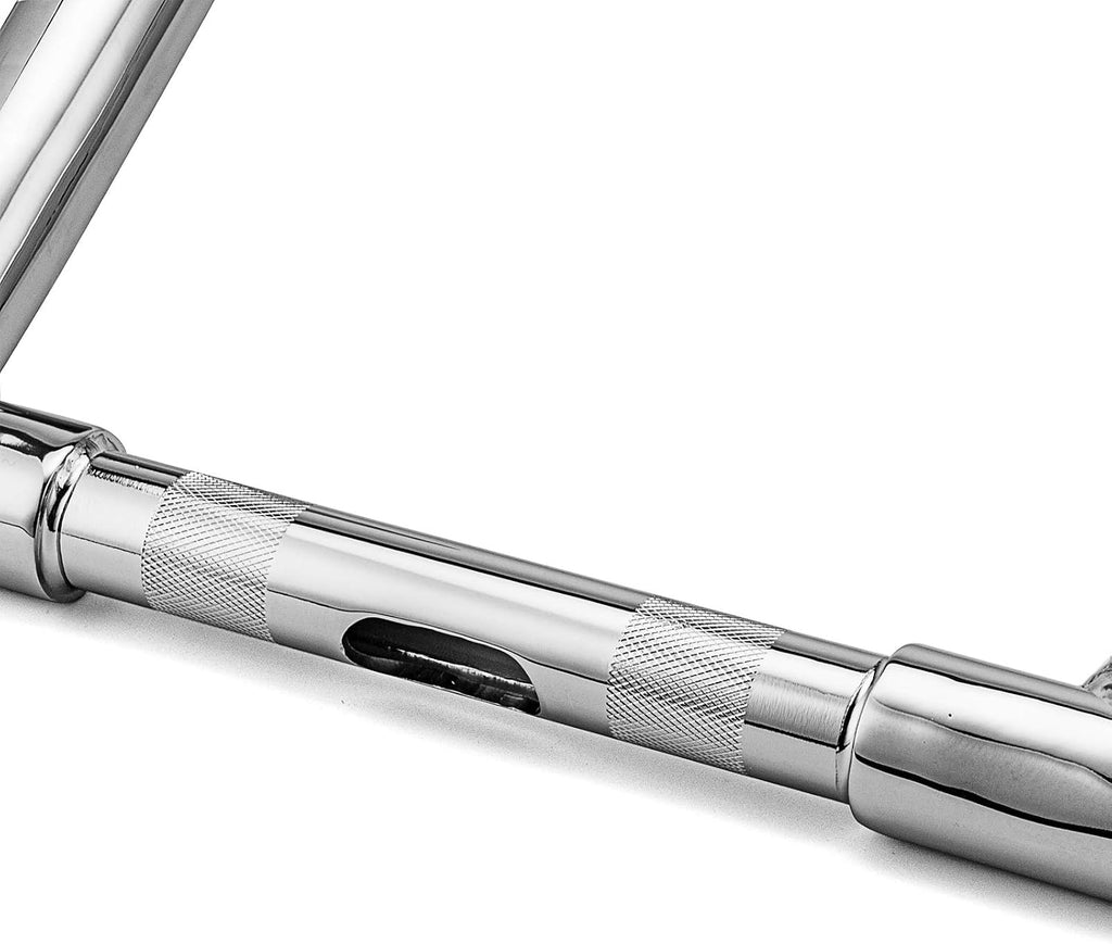 WSays 14' Rise Ape Hangers HandleBar 1-1/4' Diameter Compatible with Harley Sportster XL 883 1200 Softail Dyna Road King 1994-2022 and Road Glide 1998-2013 Model, Chrome