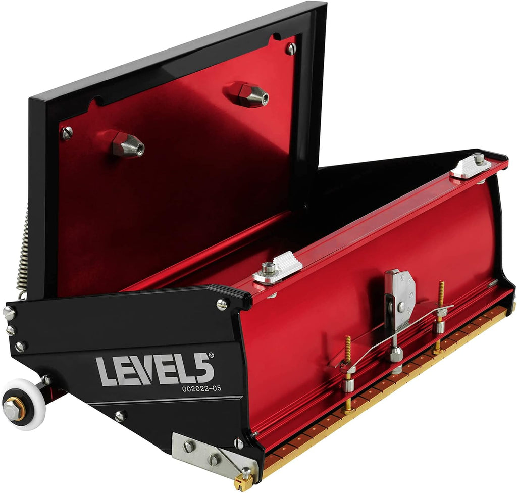 10-Inch Flat Box - LEVEL5 | Pro-Grade | Quick Clean | Drywall Sheetrock Gyprock Wallboard Finishing | 4-765
