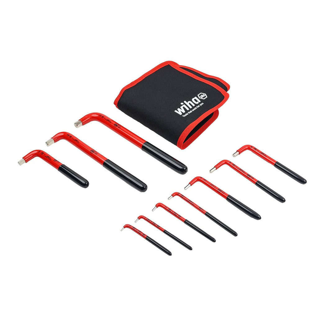 Wiha 13693 10 Piece Insulated Hex L-Key Set - Metric