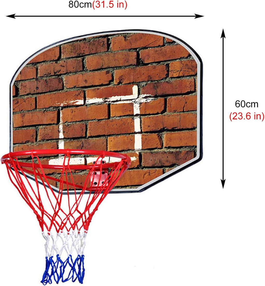 Mini Basketball Hoop for Door, Backboard Indoor Basketball Stand Wall Mounted, Portable Kids Basketball Goal for Indoor or Outdoor