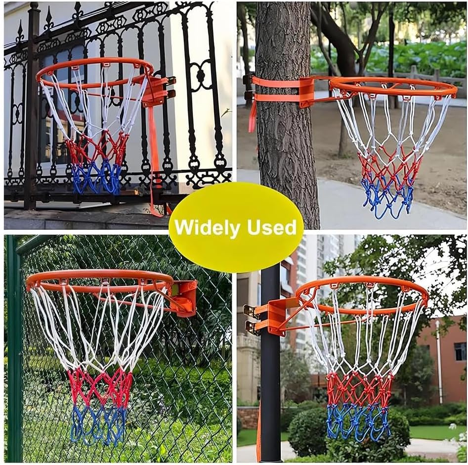 Portable Basketball Hoop, Wall Mounted Frame, Easy Installation for Indoor and Outdoor Use