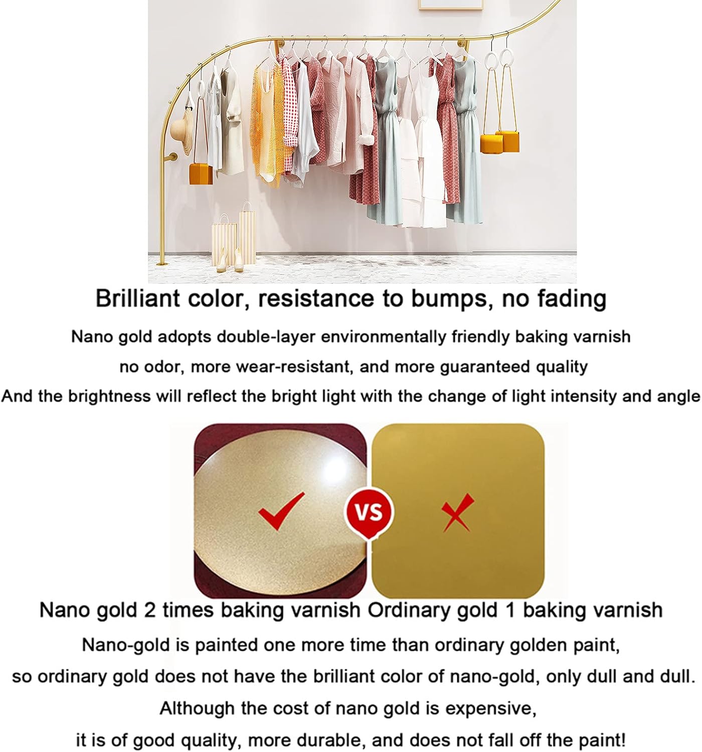 Industrial Pipe Wall Shelving System for Towel and Garment Racks,Creative Display Garment Racks in Boutique Clothing Stores,Modern Retail Clothing Rail garm(300cm