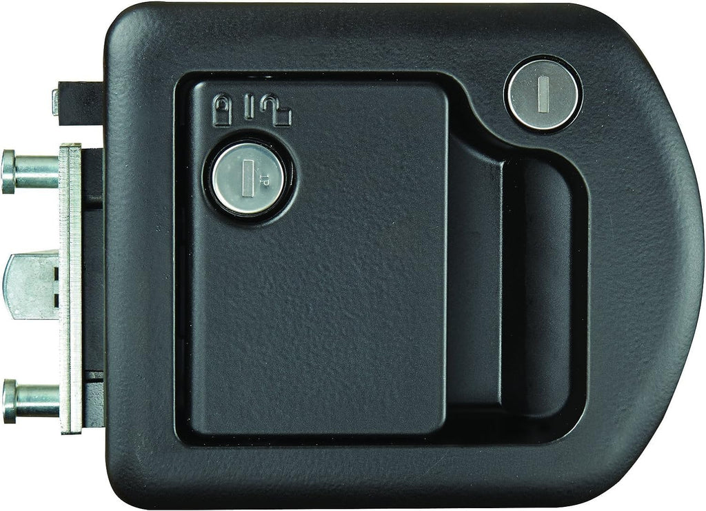 RV Designer T507 TriMark Motorhome Entrance Door Lock with Deadbolt - Fit for 1.38-1.58' RV Motorhome Doors - Right/Left-Hand Use - FMVSS 206 Compliant