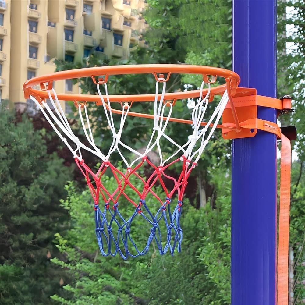 Portable Basketball Hoop, Wall Mounted Frame, Easy Installation for Indoor and Outdoor Use