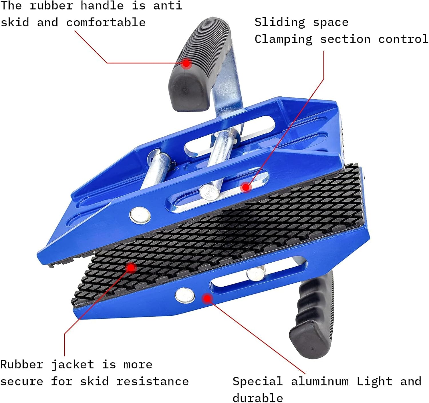 HighTop 2PCS Stone Granite Carrying Clamps Handed Panel Carriers Heavy Duty Clamps for Granite and Marble Panels Countertop Glass Slabs Metal Sheet Plywood (3-45mm) 660lbs