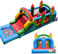 25FT Commercial Grade Bounce House Combo, Heavy Duty PVC Inflatable Bouncer with Crawl Tunnel & Obstacle Course, Large Jumping Castle for Backyard, Birthday Party, School Event, Kids Ages 3-12