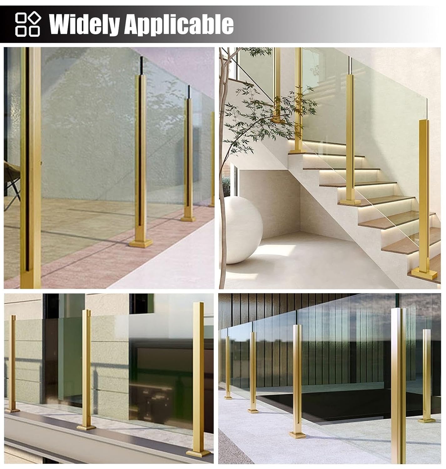 Balustrade Posts Gold Corner Post