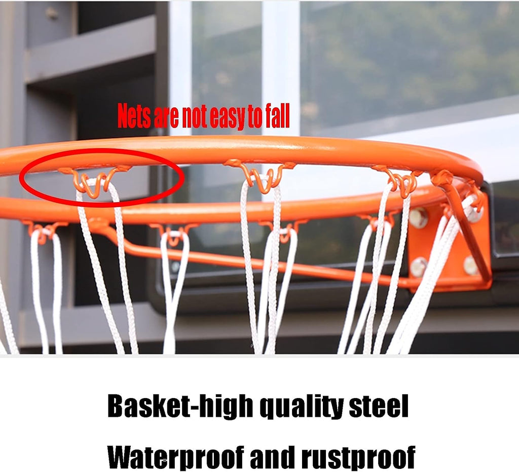 Mini Basketball Hoop, A Wall-Mounted Basketball Hoop with A Hole-Free Installation, for Adults and Kids