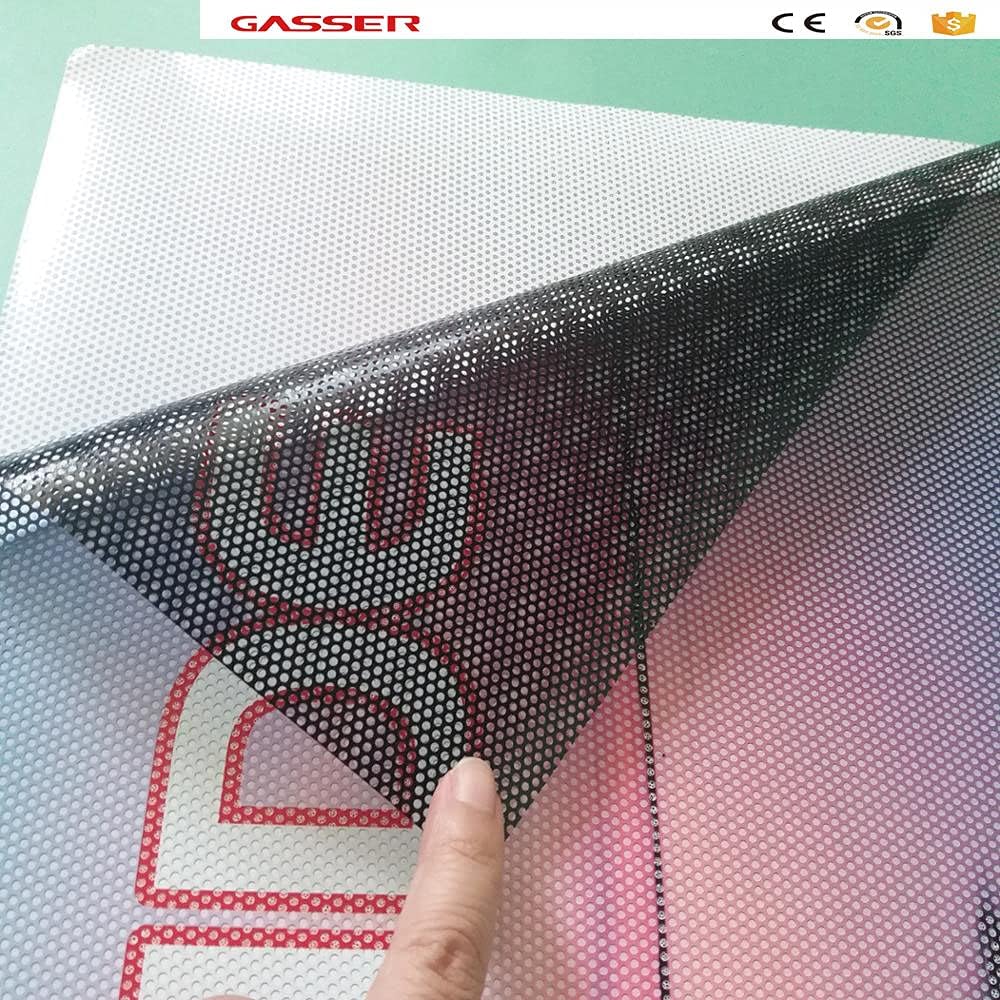70:30 One Way Vision Perforated Window Graphics Vinyl Film 54' x100ft. roll Large Format Printing Materials