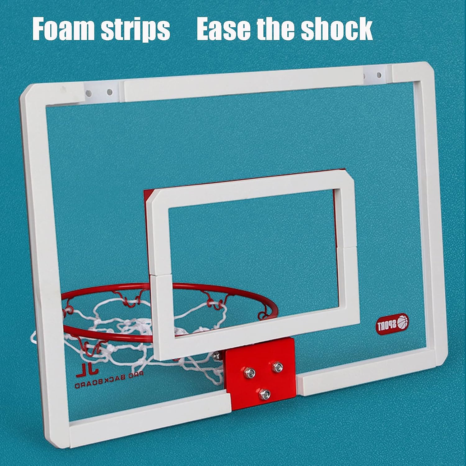 Basketball Rim Indoor Mini Basketball Hoop Set, Funny Adult Kids Basketball Board, Height Can Be Adjusted at Will (Color : Package 2)